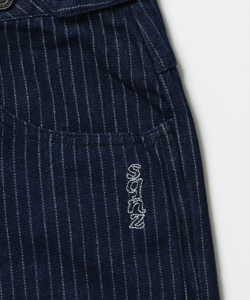 sqnz（エスキュンズ）】ヴィンテージライクタックデニムパンツ