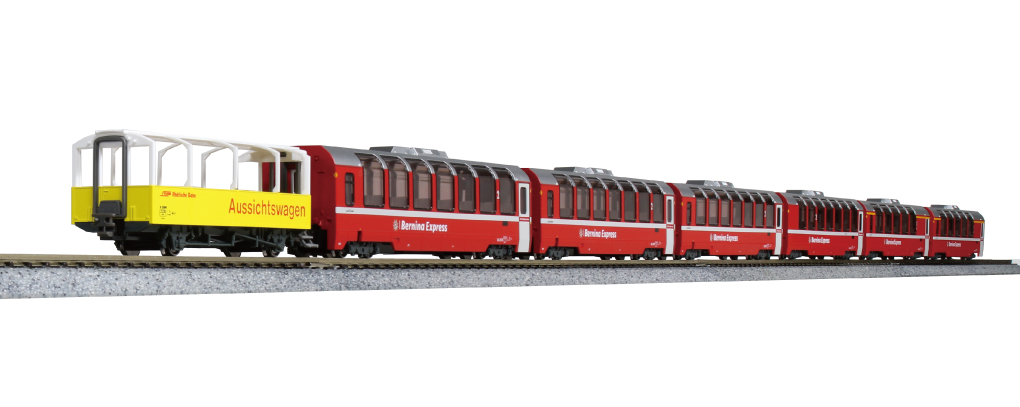 レーティッシュ鉄道 ベルニナ急行（新ロゴ） 増結セット（4両） 2024年