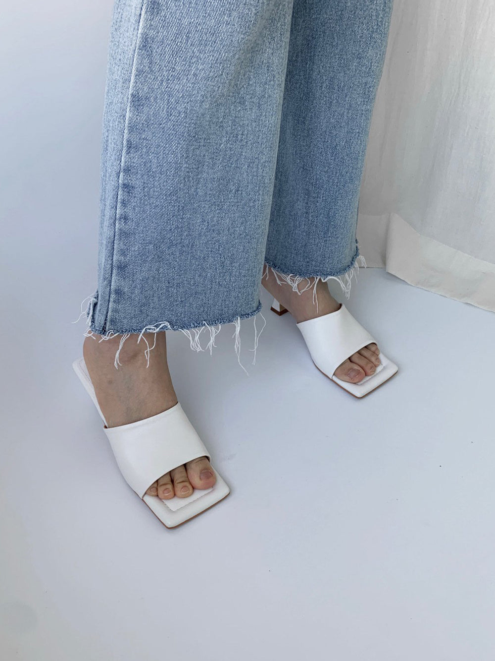 Square Toe Mules – Neda Store