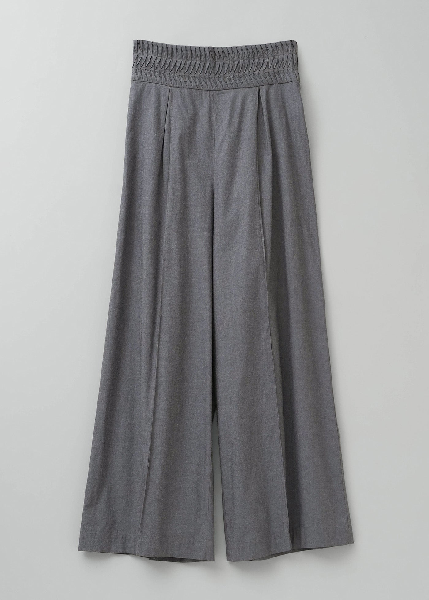 Cotton Wave Tuck Pants | Pasand by ne Quittez pas | パサンドバイ