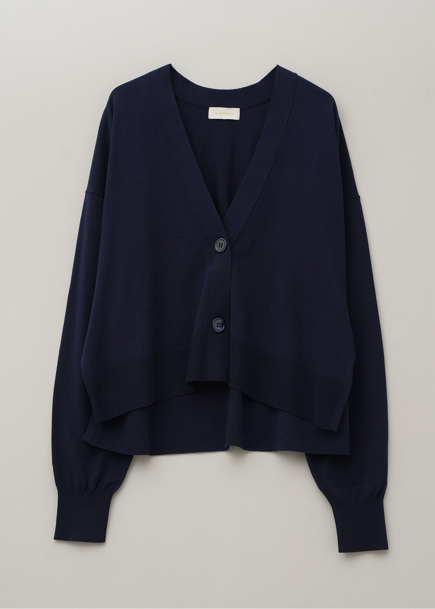 Ice Cotton Knit Cardigan | Pasand by ne Quittez pas | パサンドバイ