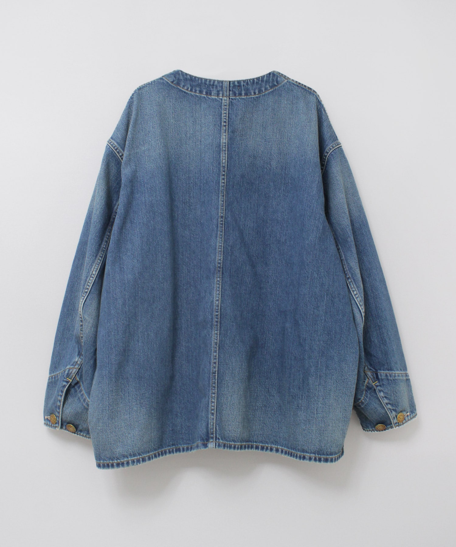 J2149 ノーカラービッグカバーオール(F ブラック): アウター - RNA