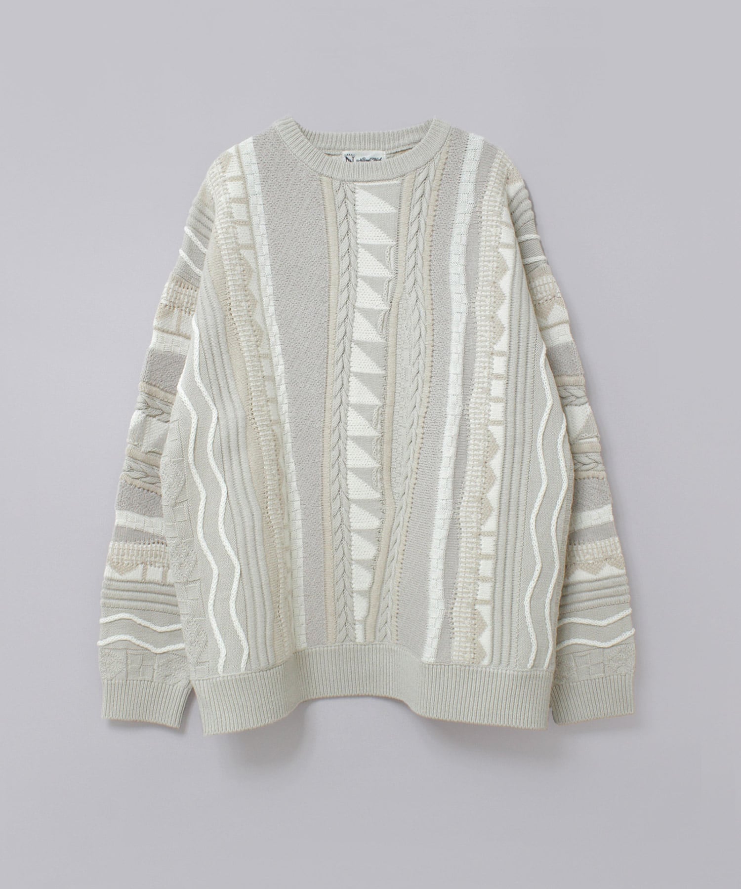 K2730 3Dニットプルオーバー(F ブラック): トップス - RNA ONLINE