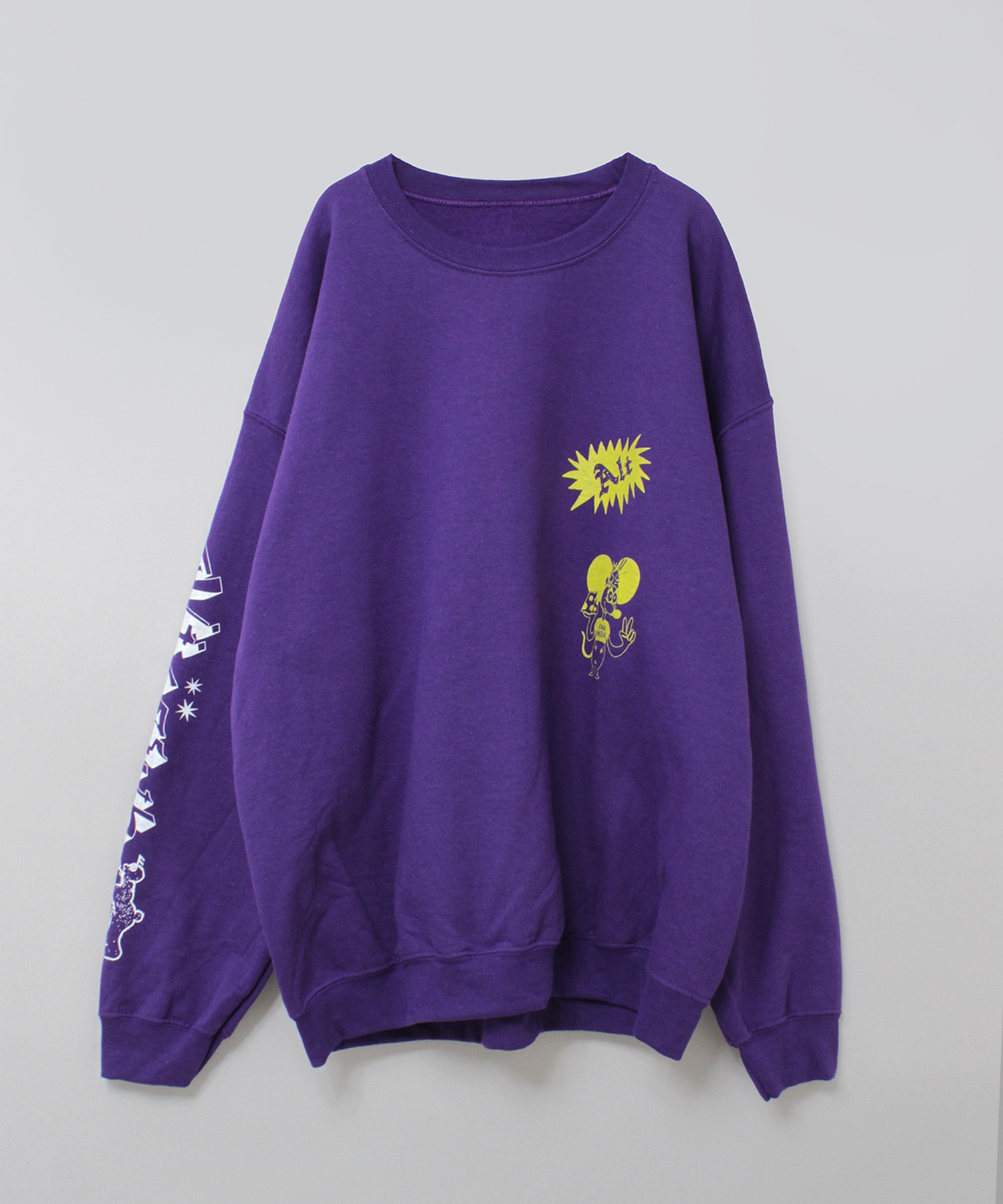 M2581 マウスプリントトレーナー(M 杢グレー): トップス - RNA ONLINE