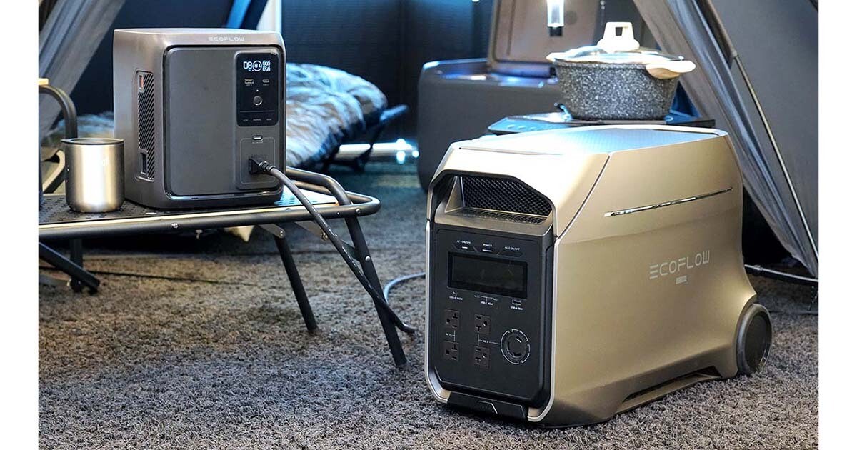 EcoFlow、キューブ型デザインのコンパクトなポータブル電源「DELTA 3