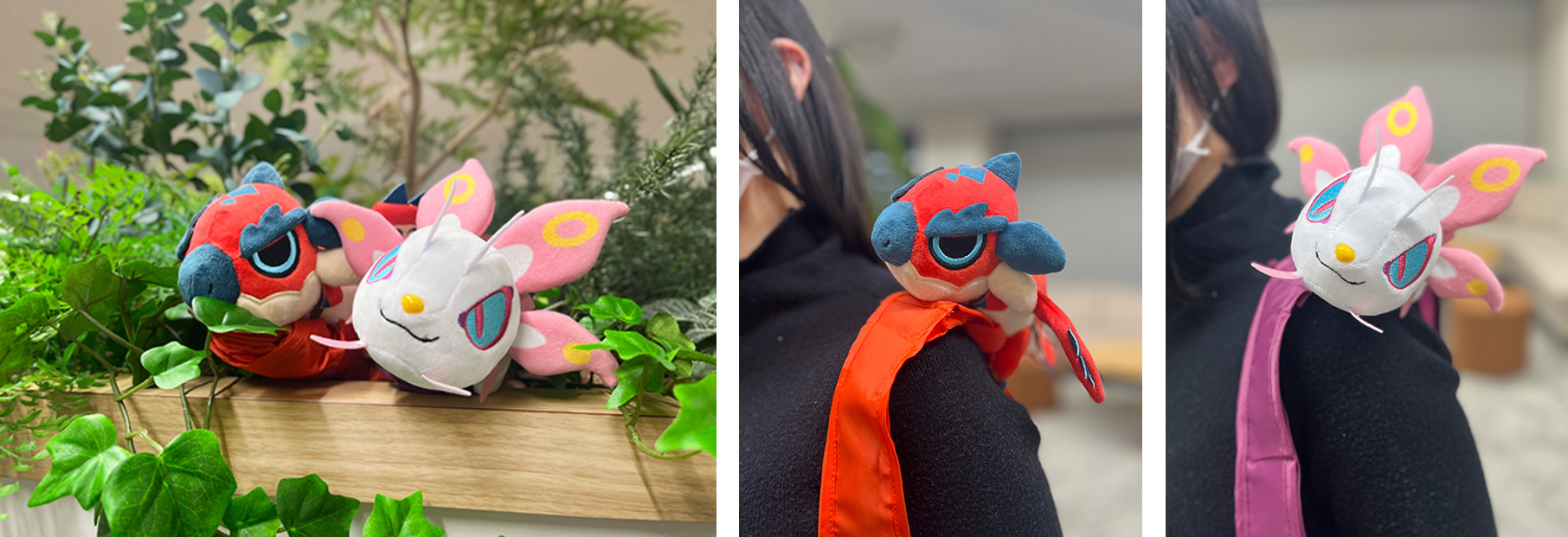 リオレウス」と「タマミツネ」のキュートなぬいぐるみ付きエコバックが発表