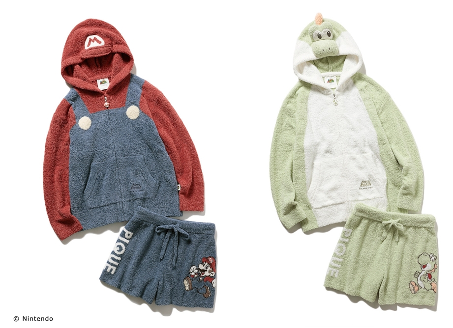 ジェラピケと『スーパーマリオ』のコラボアイテムが9月13日より先行
