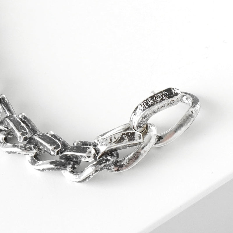 ティファニー フォージ ミディアムリンク ブレスレット ブラック