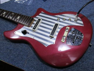 Guyatone LG-80T - ビザール、ポット交換、配線改造 - ギターリペア