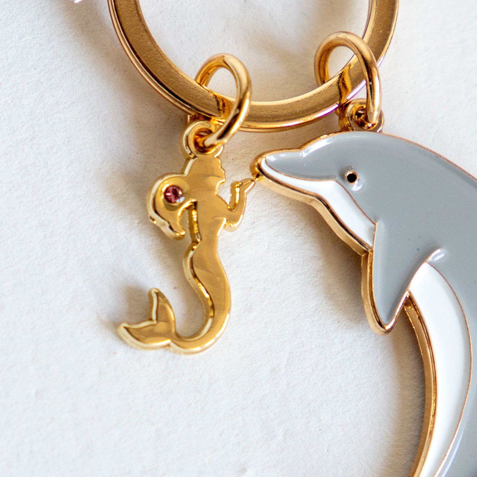 キーホルダー アクアチックキーリング イルカ – ニコノマニマニ雑貨店