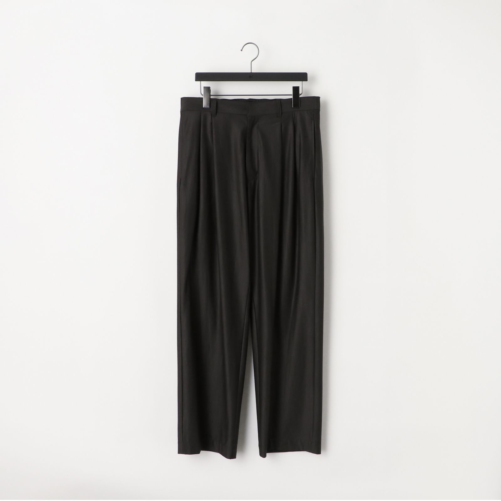 KANEMASA PHIL. - 36G Wool Trousers（BROWN） | niki