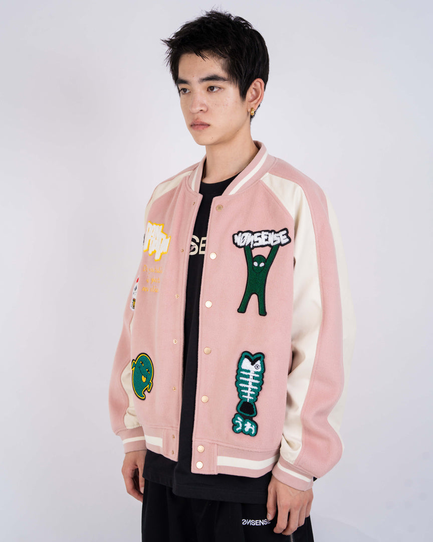 MOMO VARSITY JACKET – NONSENSE.JP
