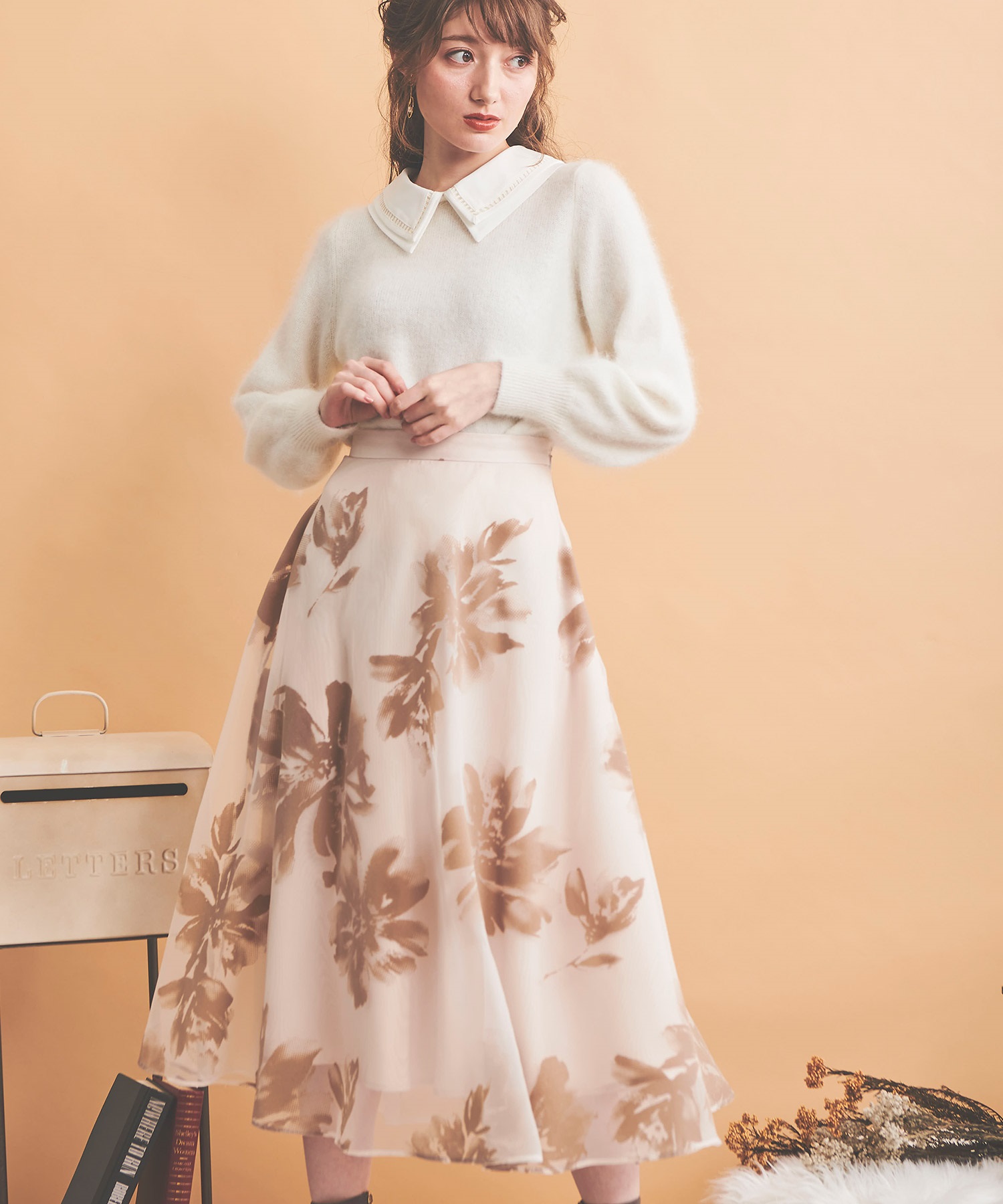 フロッキーシアースカート | フレアスカート | NOELA OFFICIAL WEB STORE