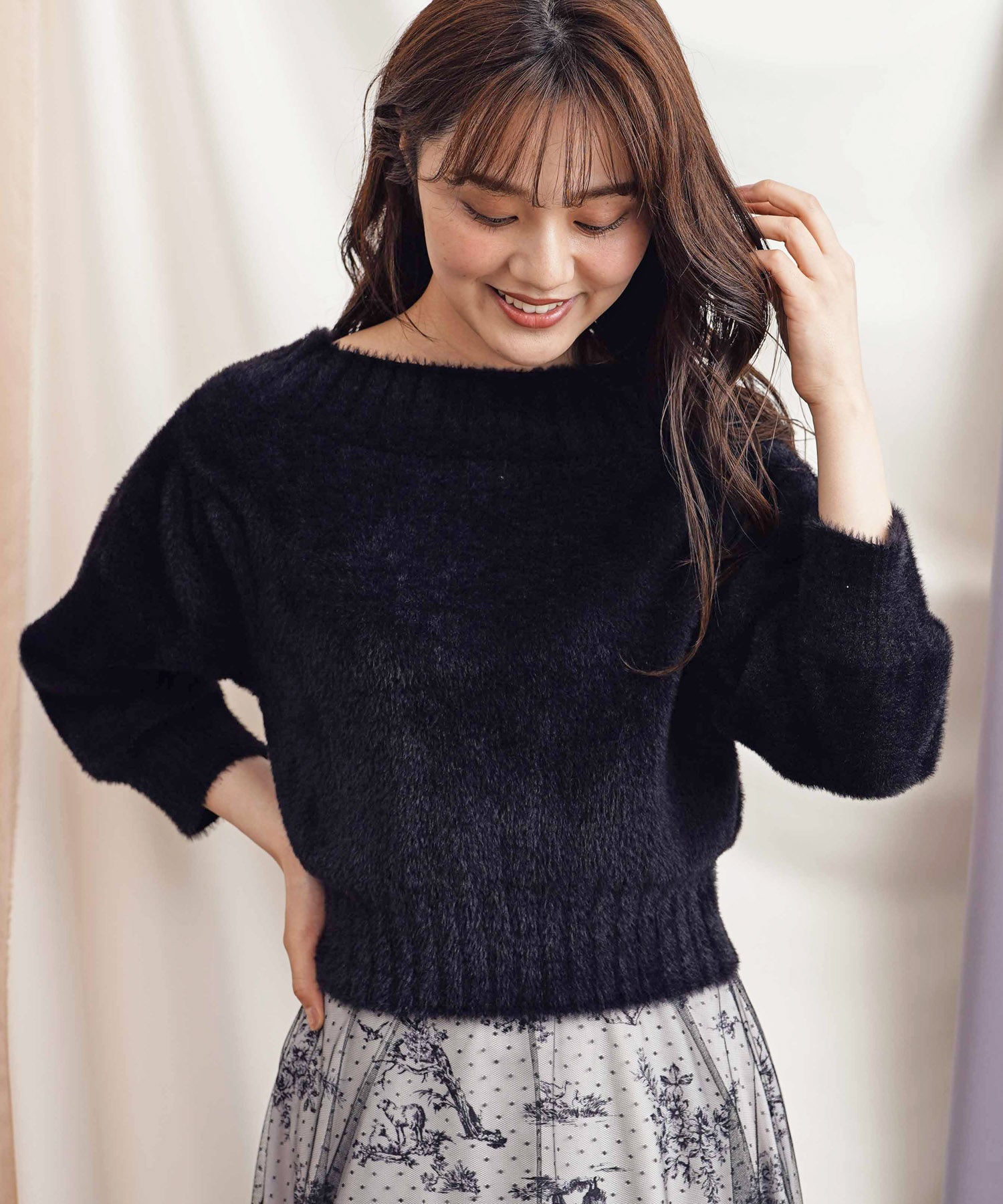 ハイネック2WAYふわニット | ニット | NOELA OFFICIAL WEB STORE