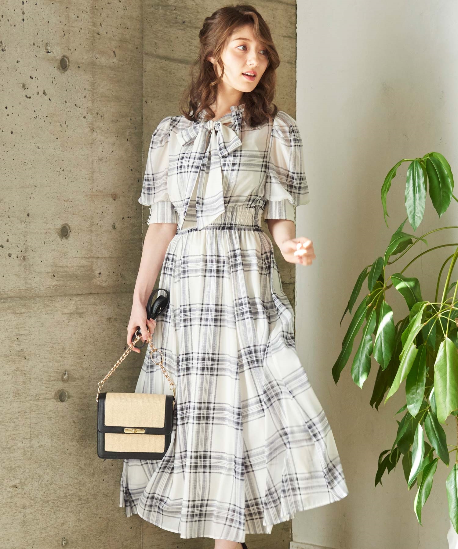 シャイニーシアー2WAYワンピース | ロングワンピース | NOELA