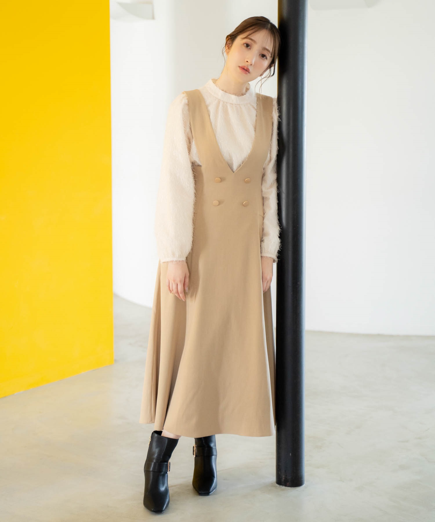 フロントボタンジャンスカ | ロングワンピース | NOELA OFFICIAL WEB STORE