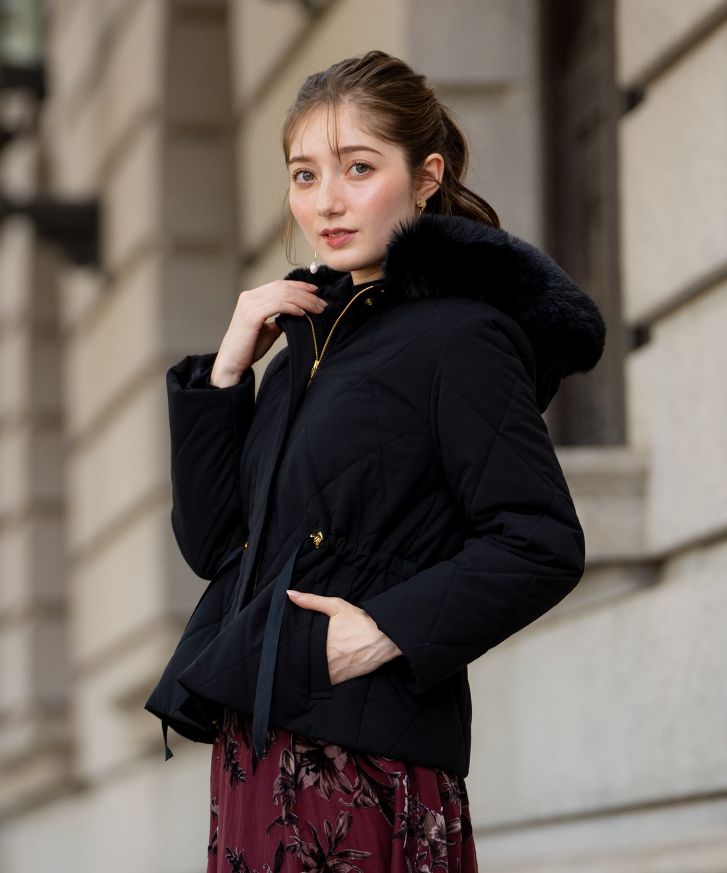 ドロスト中綿コート | コート | NOELA OFFICIAL WEB STORE