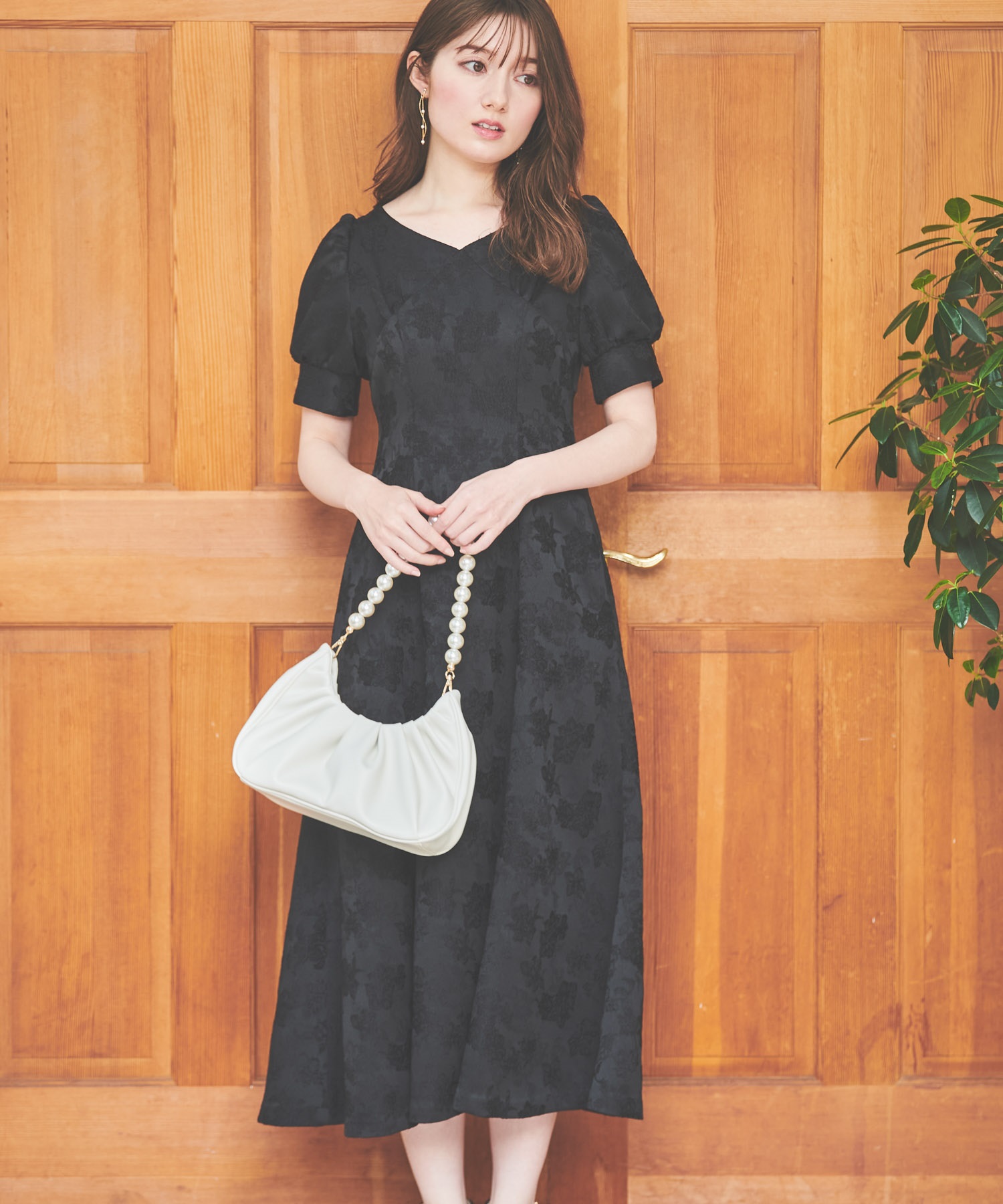 WEB限定】ジャガードワンピース | ロングワンピース | NOELA OFFICIAL