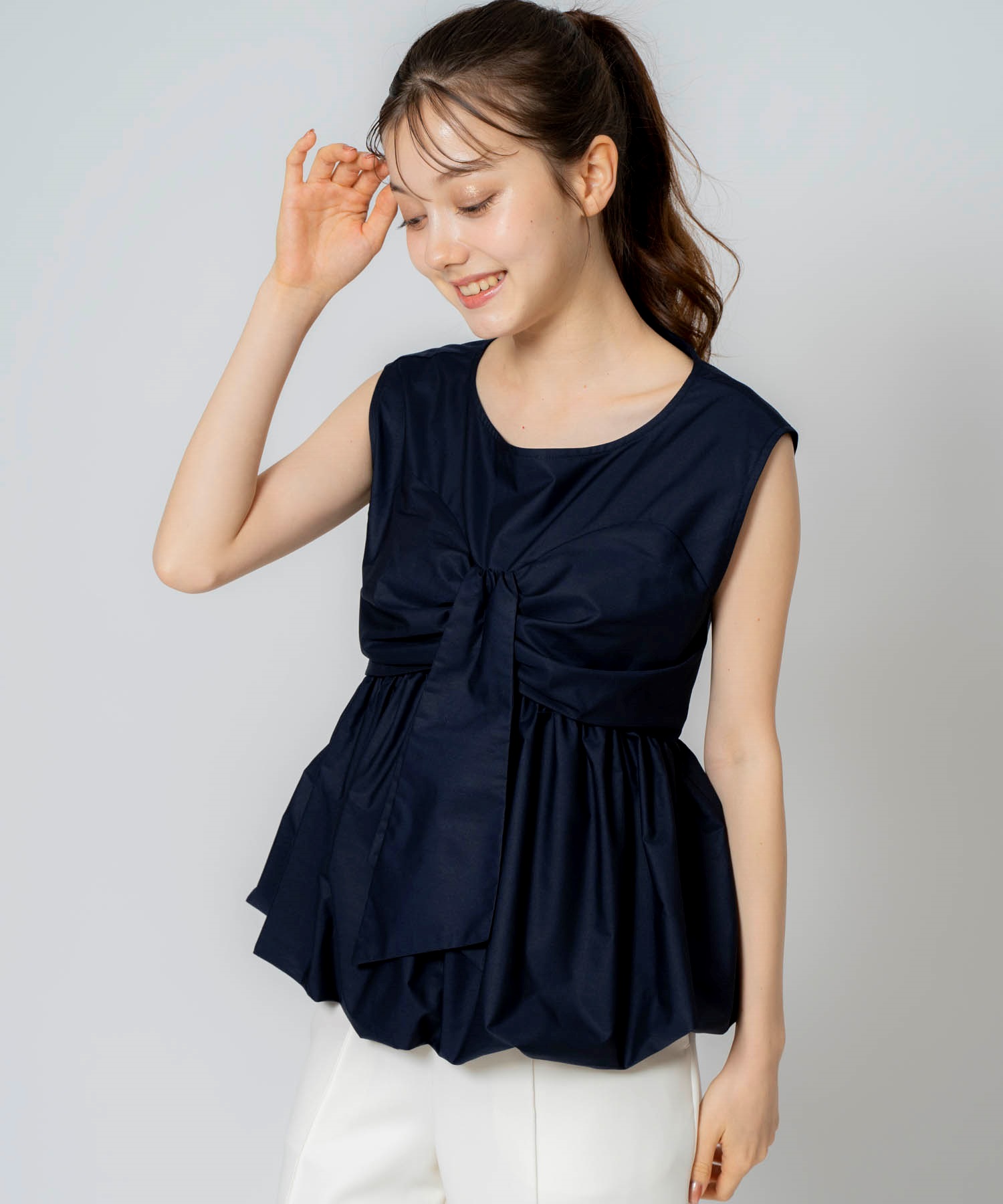 バルーンリボンブラウス | シャツ・ブラウス | NOELA OFFICIAL WEB STORE