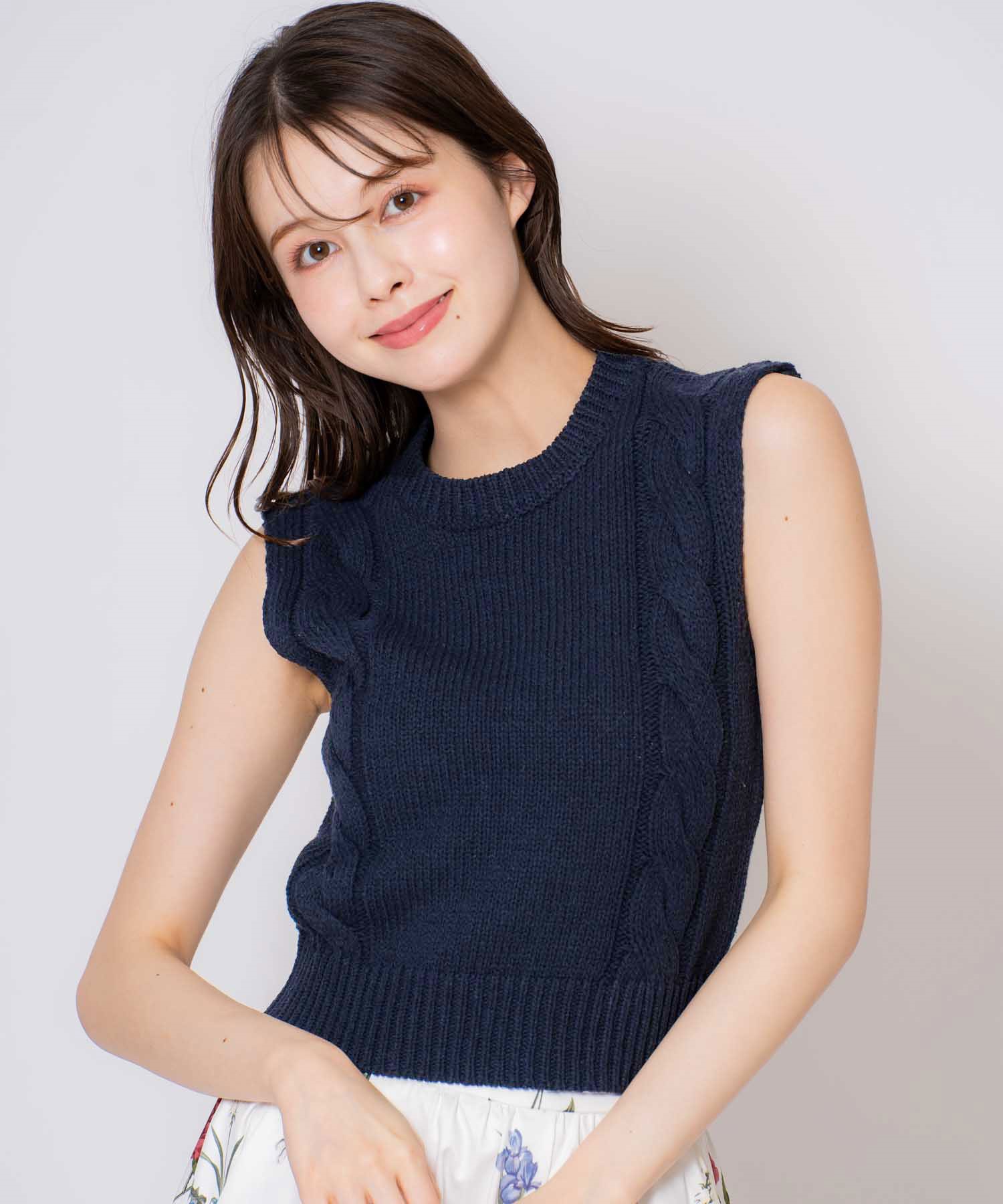 ケーブルノースリニット | ニット | NOELA OFFICIAL WEB STORE