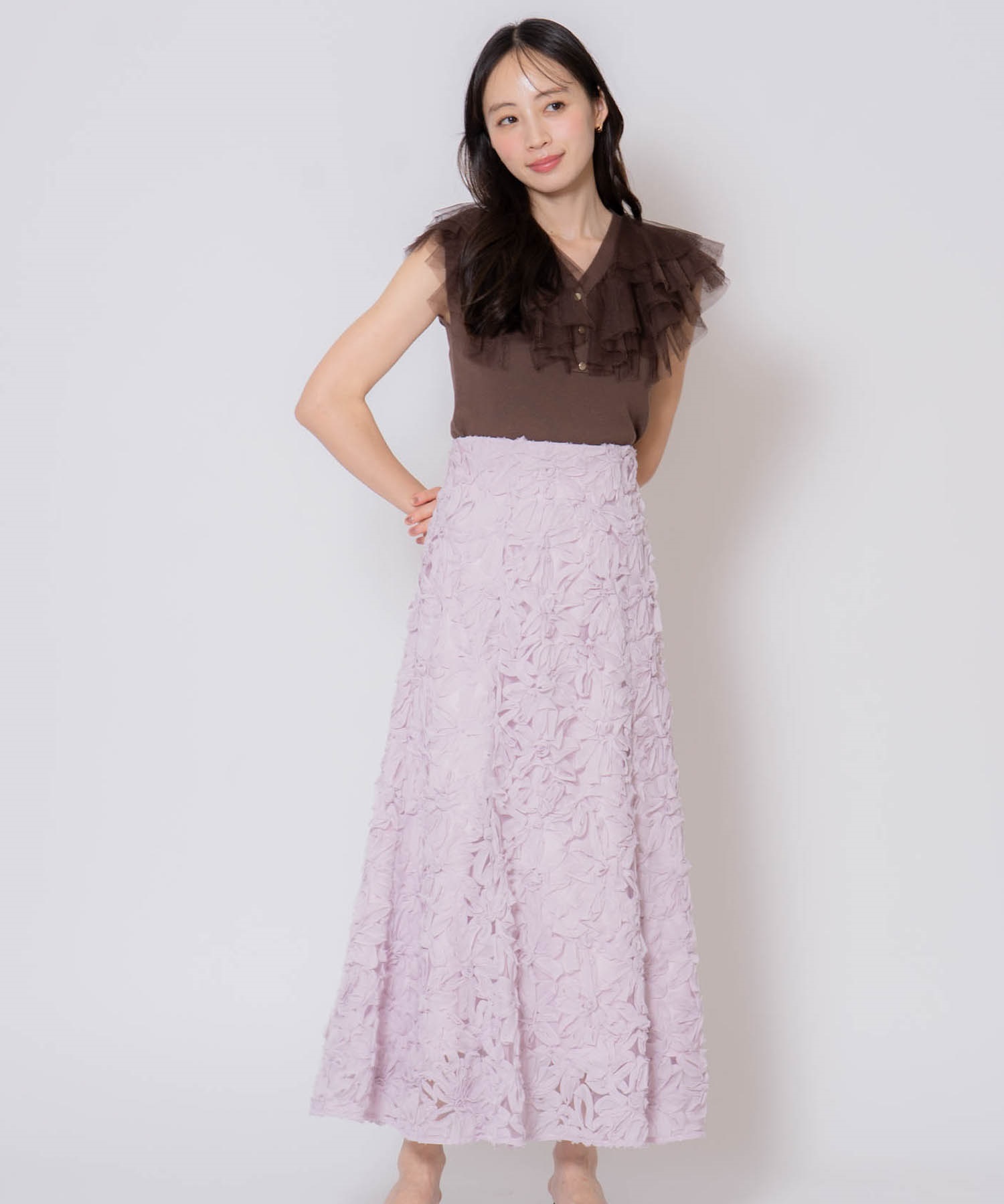 フラワージャガードスカート | フレアスカート | NOELA OFFICIAL WEB STORE