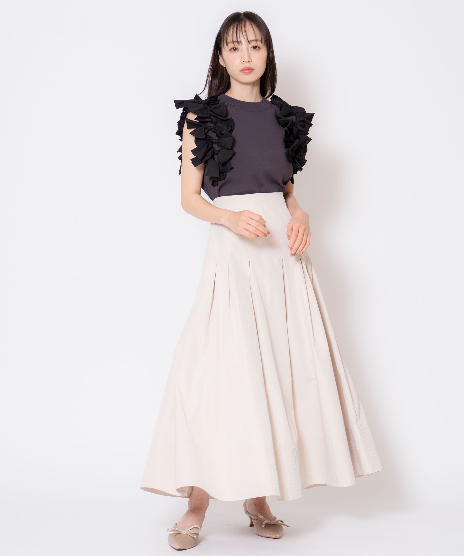 ステッチタフタスカート | フレアスカート | NOELA OFFICIAL WEB STORE