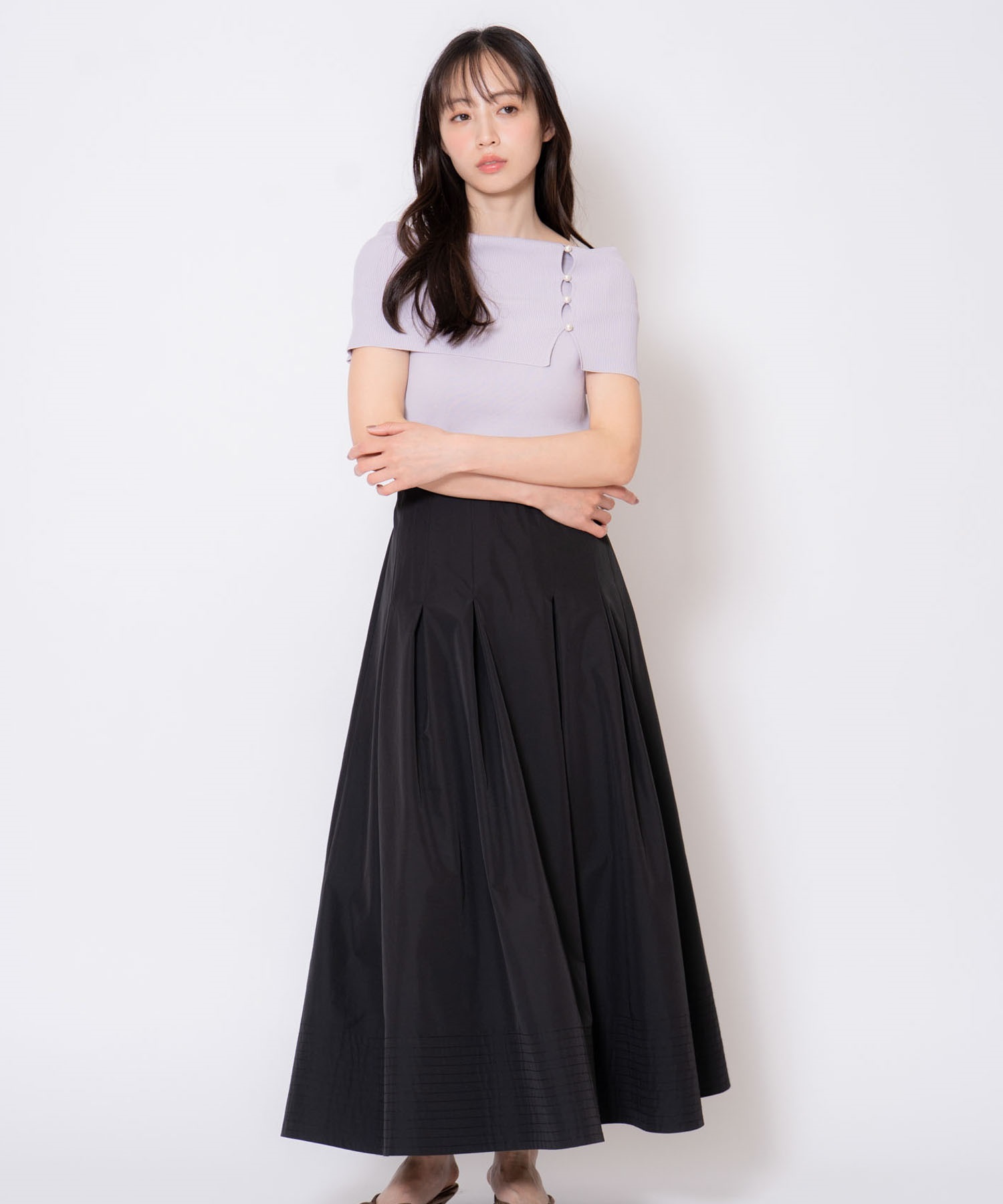 ステッチタフタスカート | フレアスカート | NOELA OFFICIAL WEB STORE