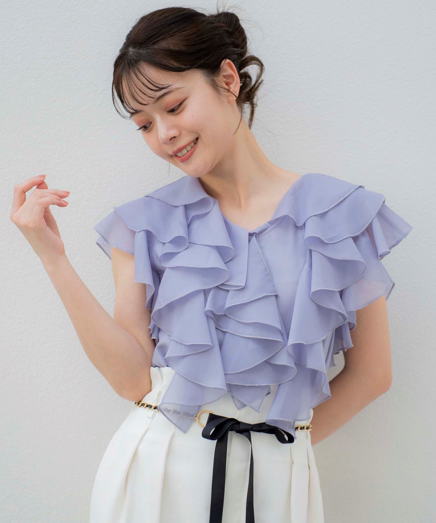 ラッフルフリルブラウス | シャツ・ブラウス | NOELA OFFICIAL WEB STORE
