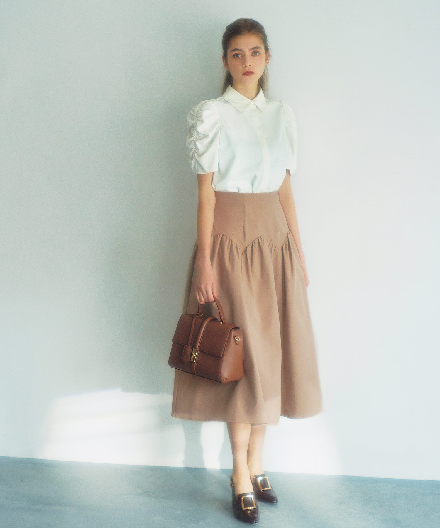 スカラップ切替スカート | フレアスカート | NOELA OFFICIAL WEB STORE