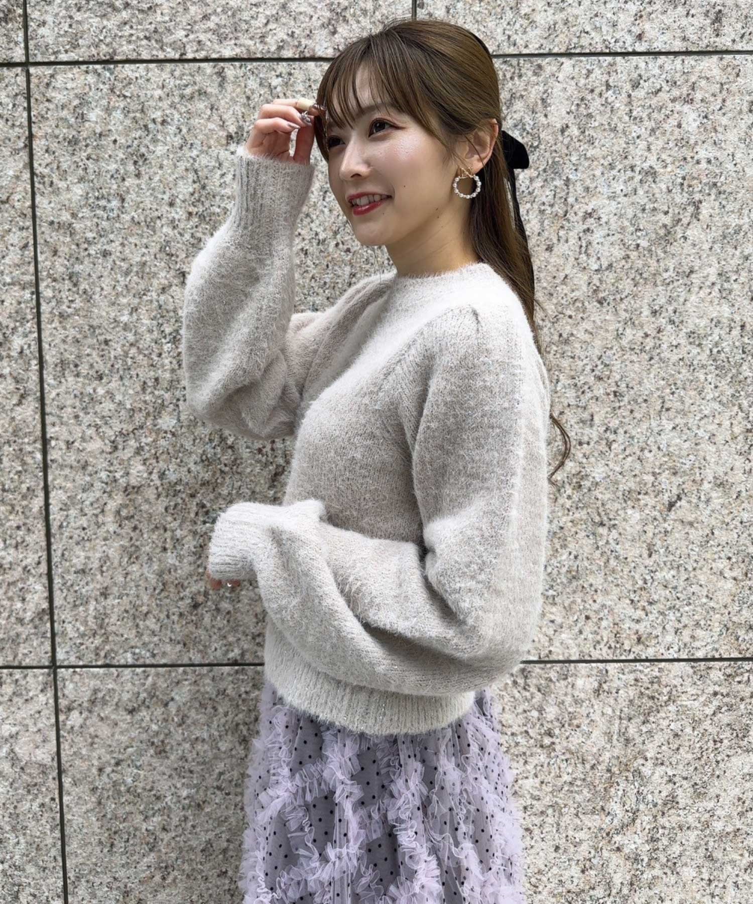 ウールシャギーラメニット | ニット | NOELA OFFICIAL WEB STORE