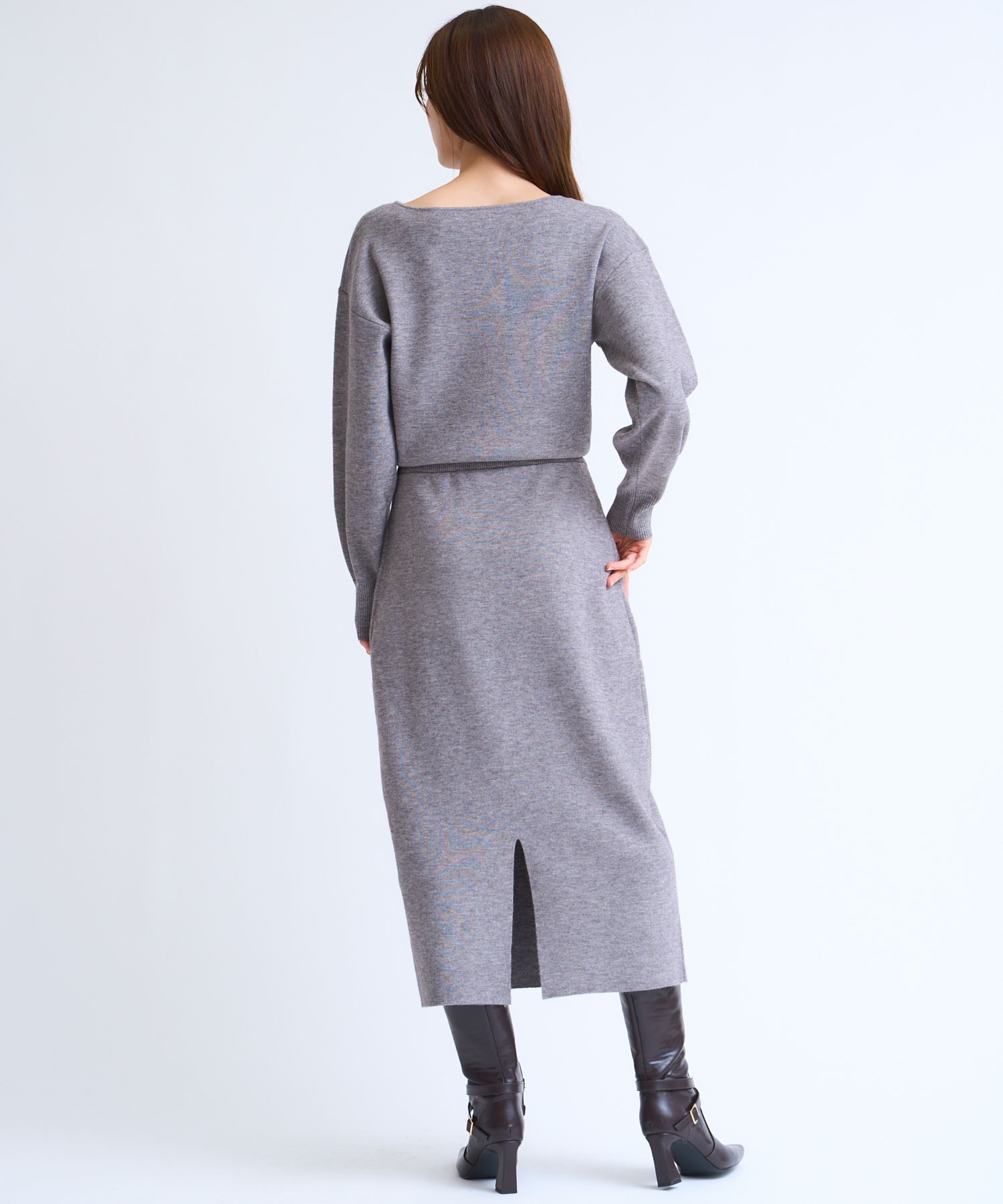 レース刺繍ニットワンピース | ニットワンピース | NOELA OFFICIAL WEB