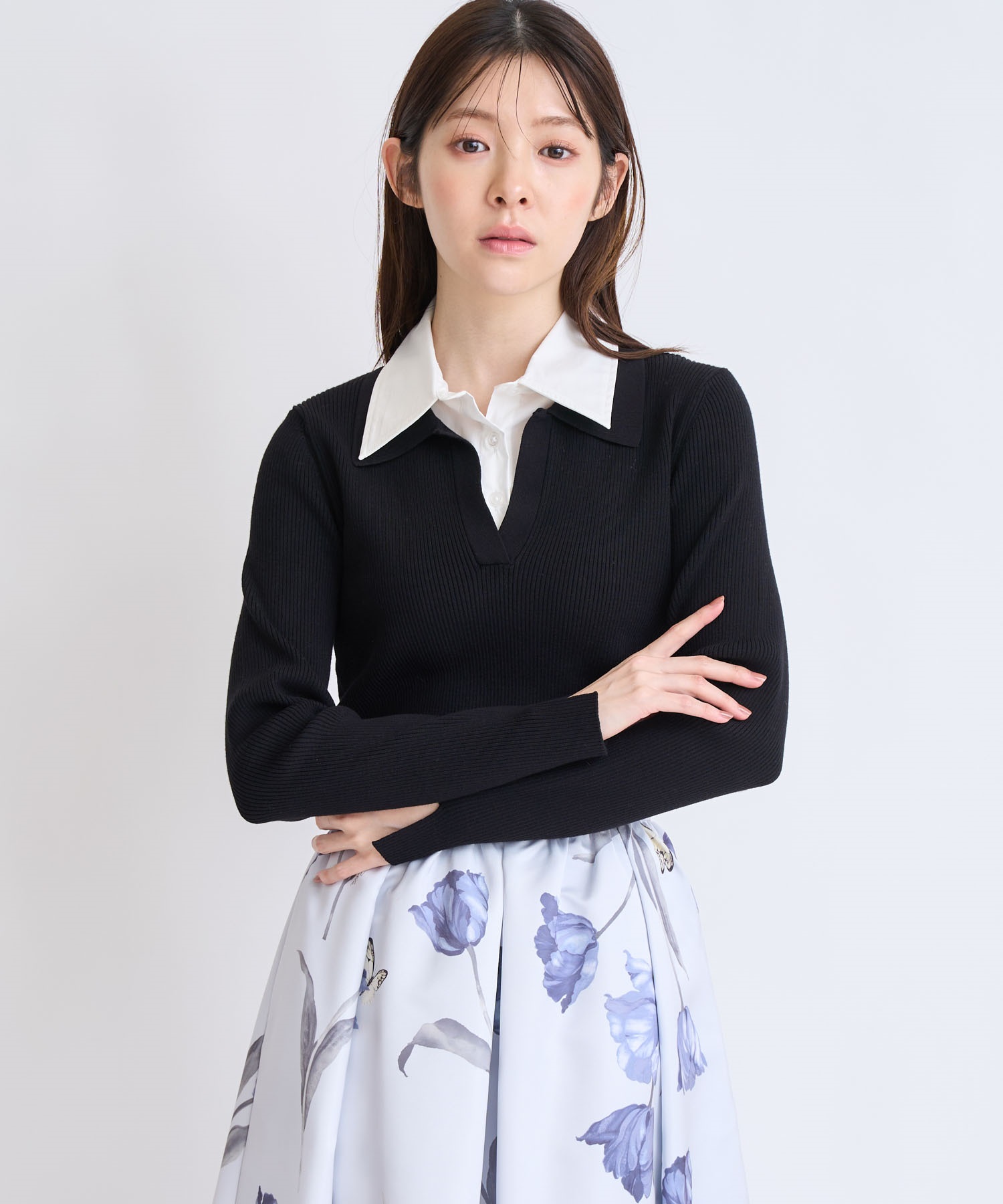 ダブルカラードッキングニット | ニット | NOELA OFFICIAL WEB STORE