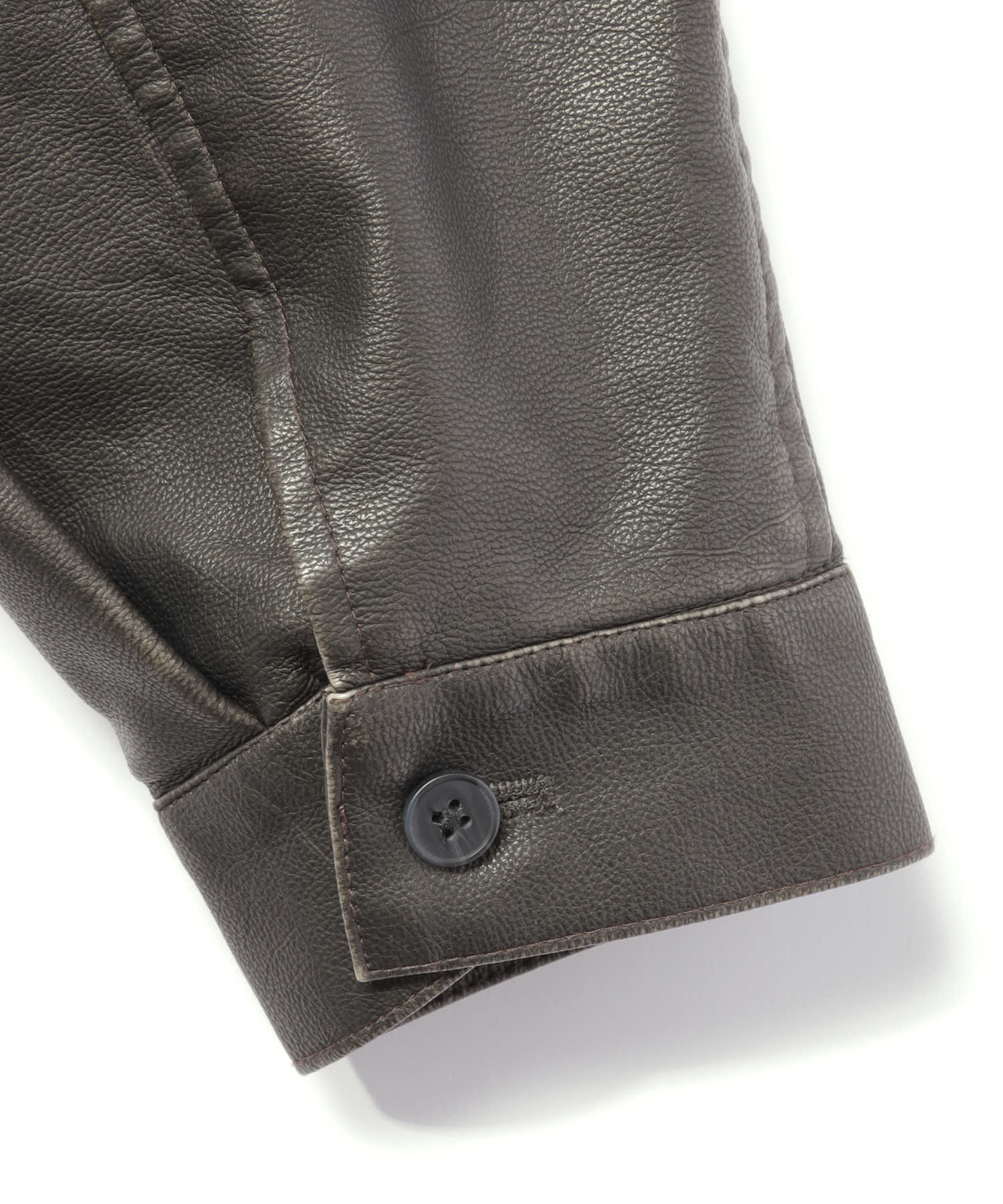 ヴィンテージライクレザージャケット[Black] – Noen