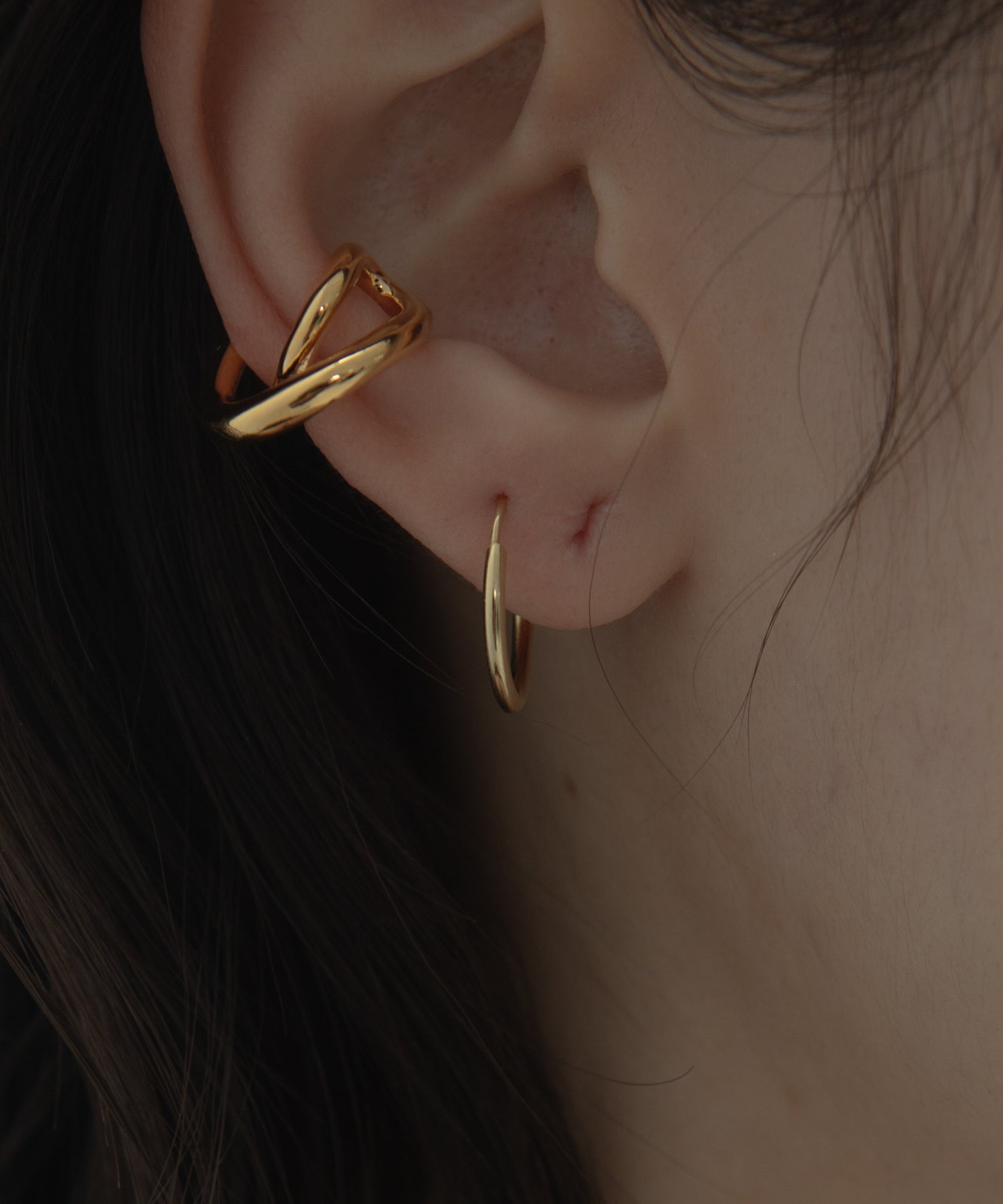 Thin Hoop Pierce（1.5cm）［Silver925］ | 大人のための毎日使える