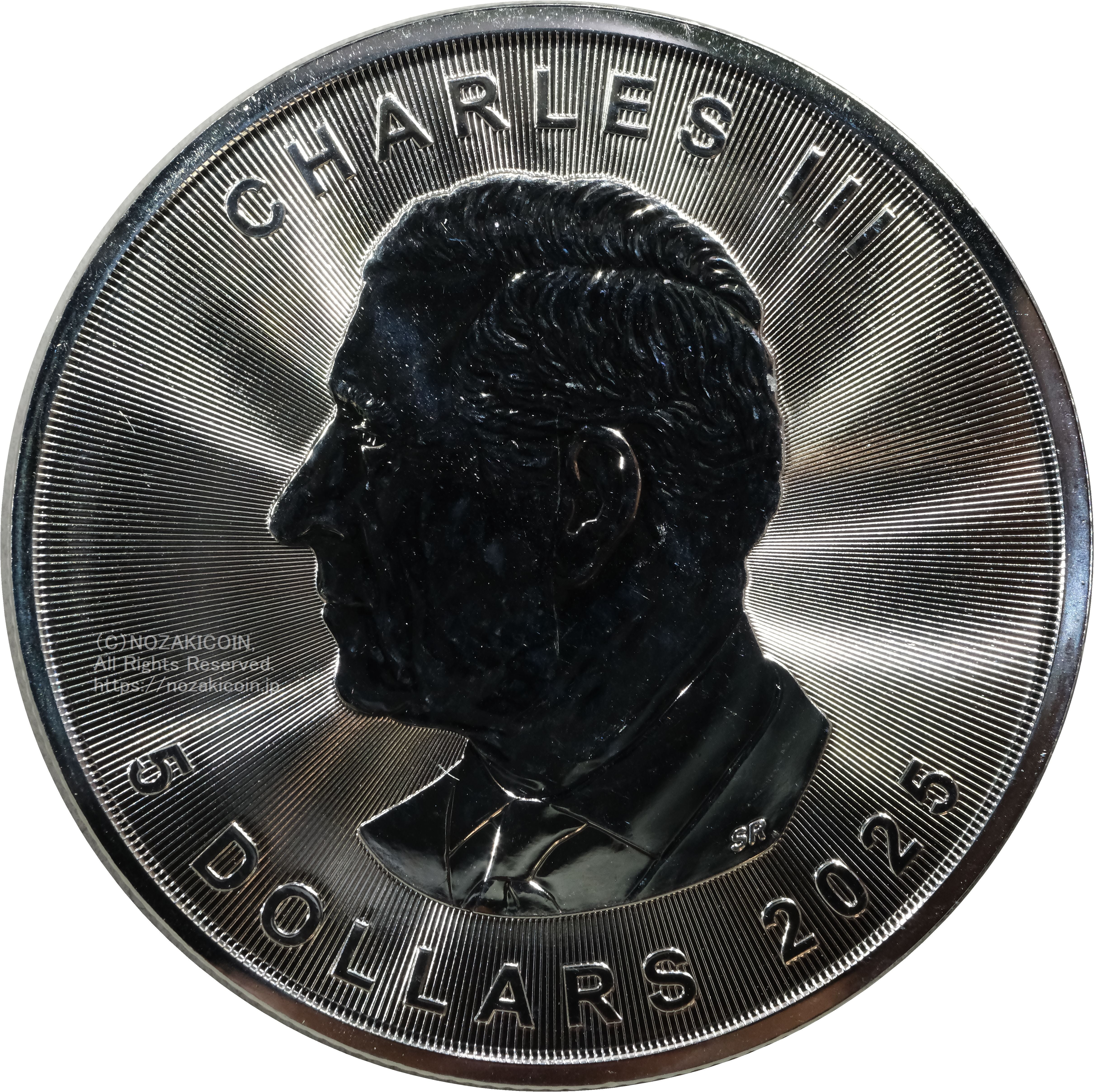 2010 カナダ メイプルリーフ 銀貨 5ドル 純銀 初代ピエフォー 限定発行