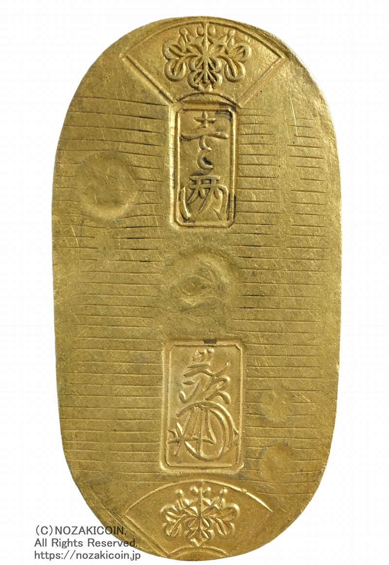 真正品保証]K39 日本 1832年〜 天保二朱判金 天保二朱判金』美品～極美