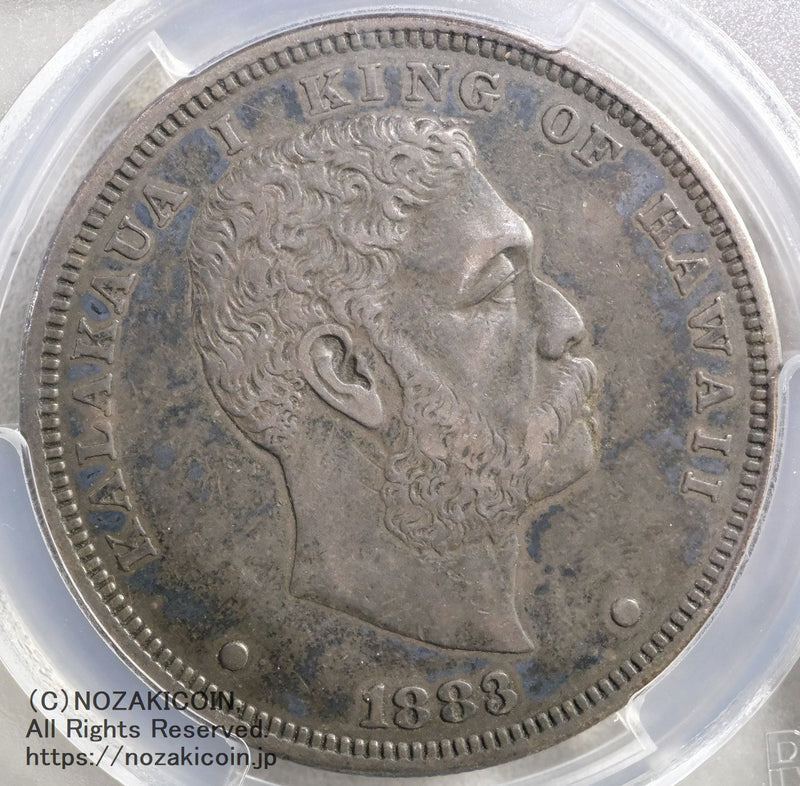 ハワイ 1ドル銀貨 カラカウア1世 1883 PCGS XF40 – 野崎コイン