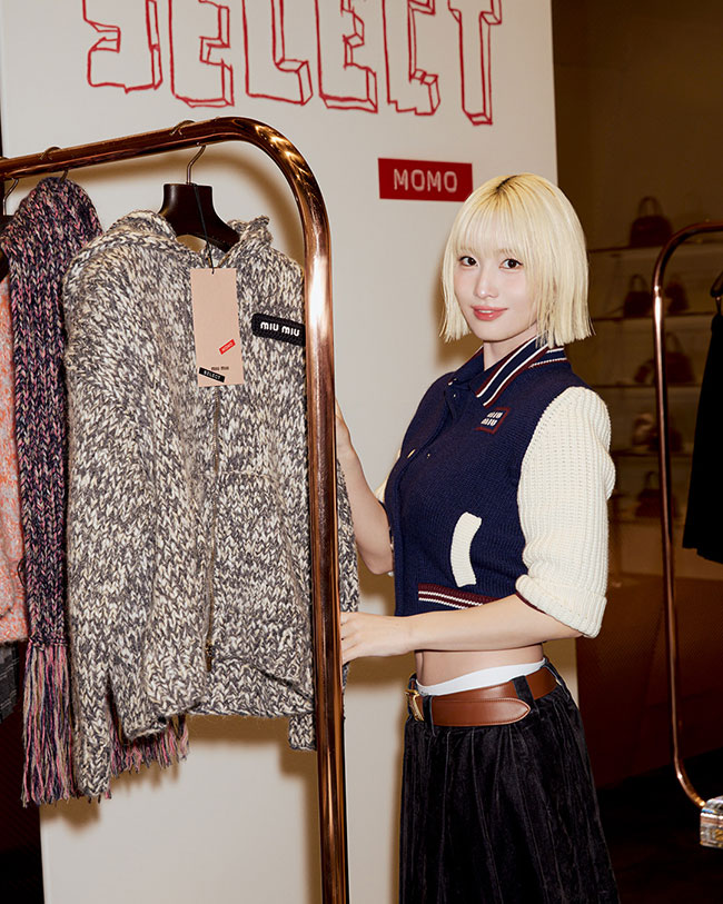 TWICE MOMOがホスト「MIU MIU SELECT by MOMO」ローンチイベントに本田