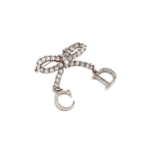 クリスチャンディオール Christian Dior ブローチ シルバー WS5896