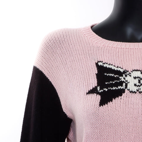 シャネル CHANEL リボン ココマーク ニット ピンク WS7136 – NUIR VINTAGE