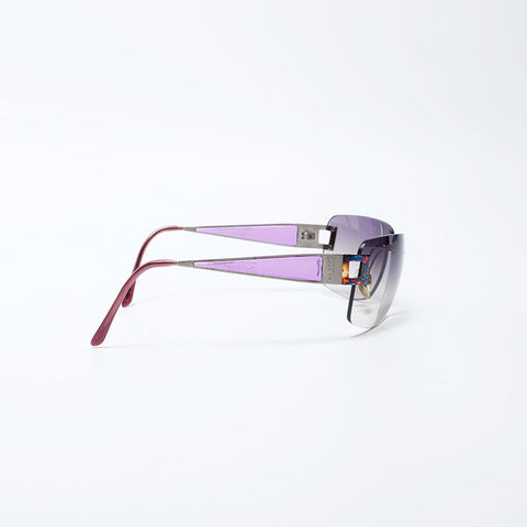 ブルガリ BVLGARI リムレス フレームレス グラデーション サングラス