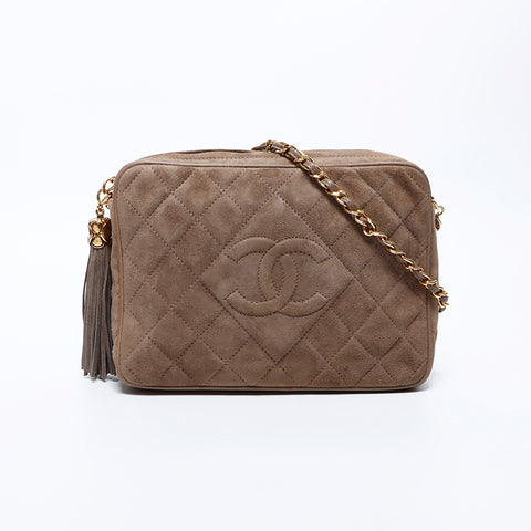 シャネル CHANEL 1番台 スウェード チェーン スエード タッセル