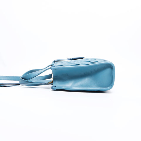 ミュウ ミュウ Miu Miu マテラッセ 2way ショルダーバッグ ブルー