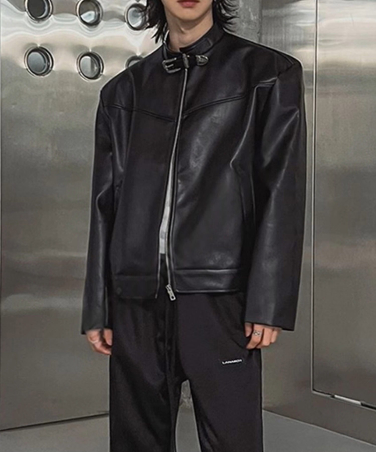 A'GEM/9 × .kom 『BENUSTA/べヌスタ』Metal Buckle Faux Leather