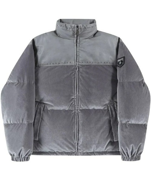 A'GEM/9 × .kom『SUPPLIER/サプライヤー』STUDS VELOUR PUFFER