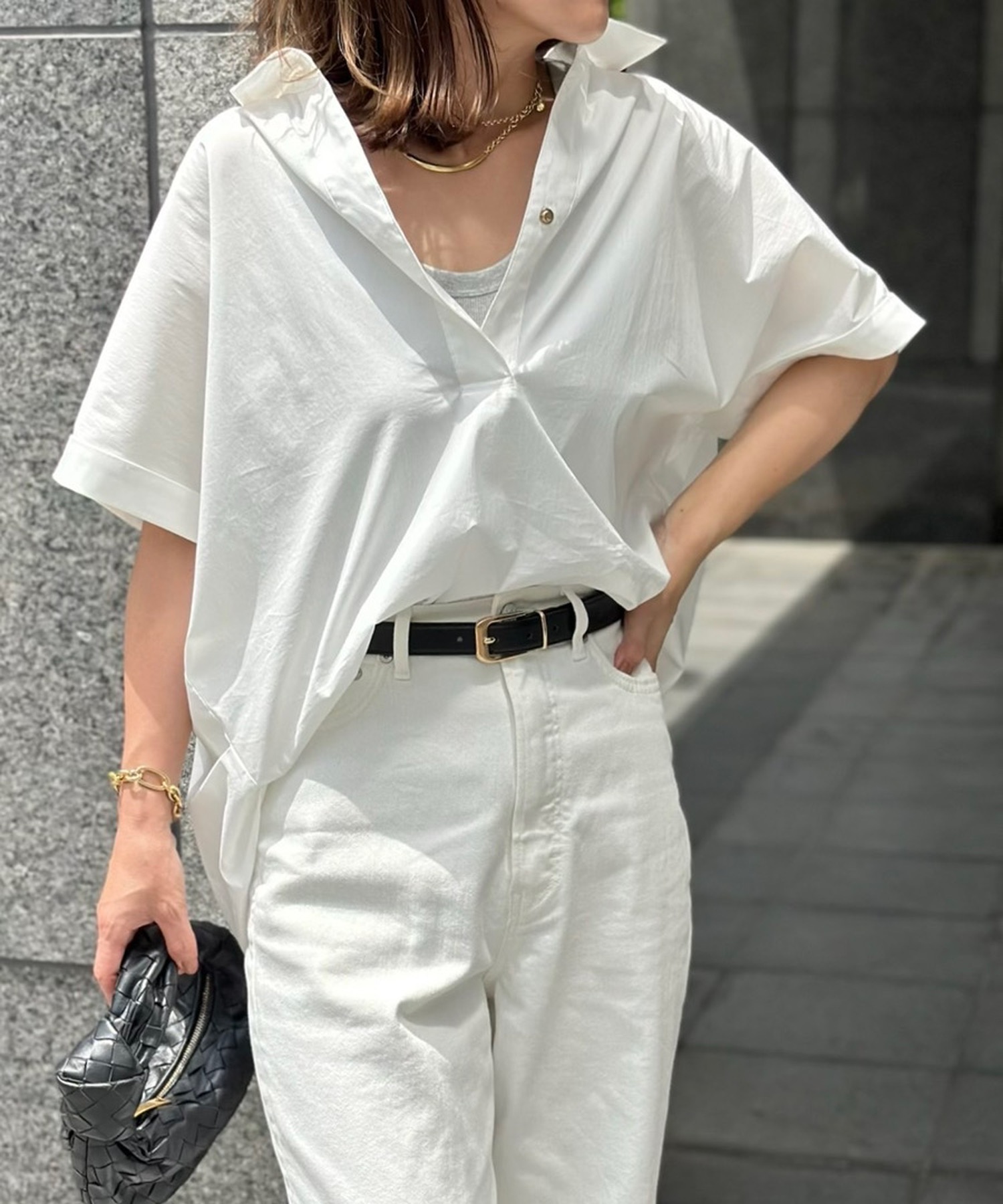 スキッパーバックコクーンシャツ Emma Taylor│STYLEDOOR スタイルドア