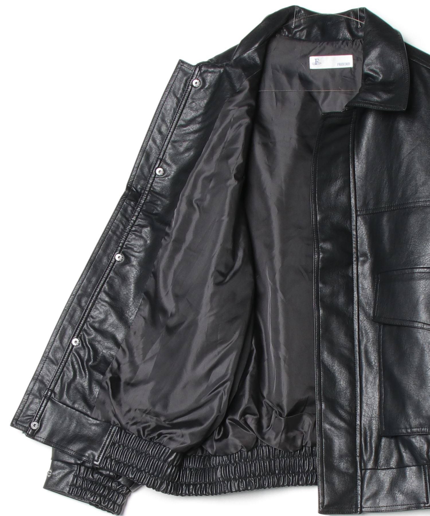 A'GEM/9 × .kom『FREEDEE/フリーディー』PUレザージャケット セレクト