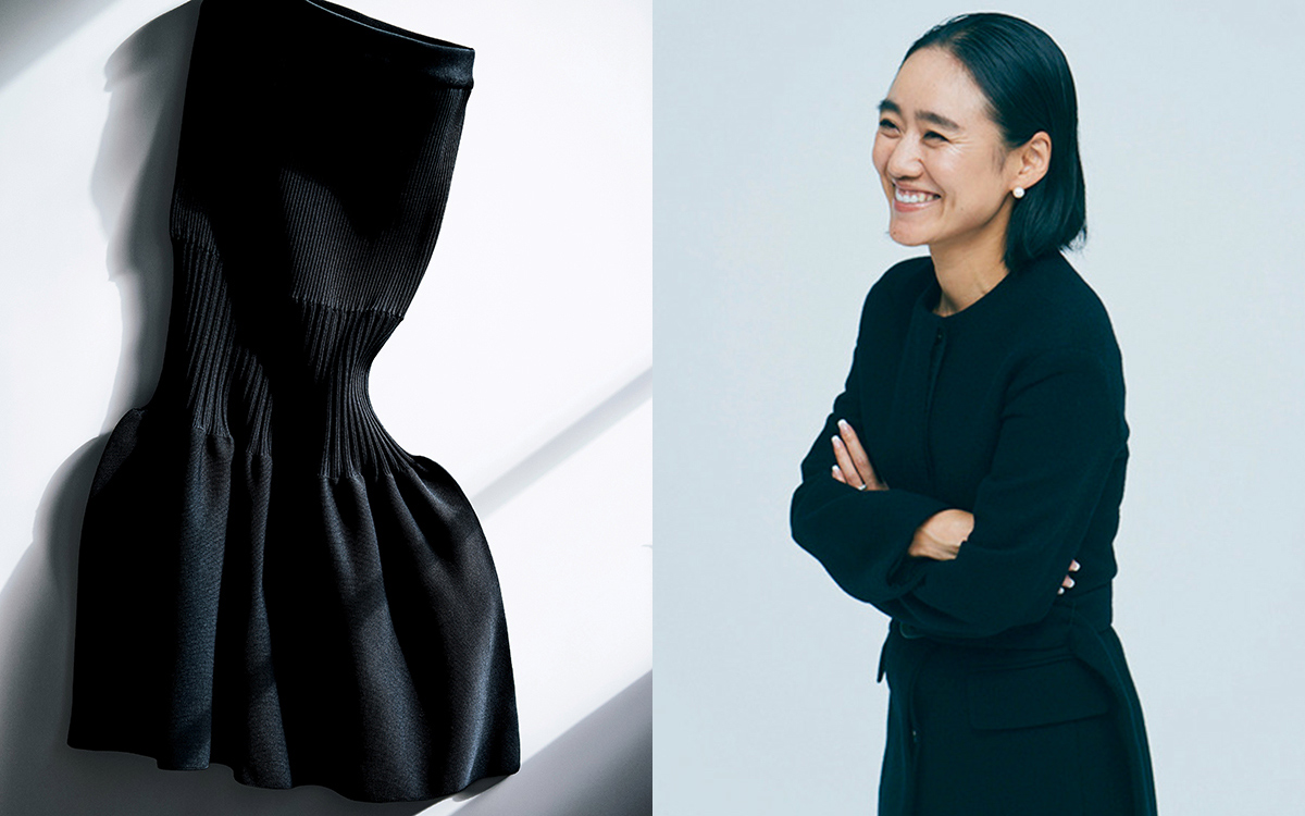 スタイリスト金子綾さんのお気に入り「CFCL」ニットスカートは年中大