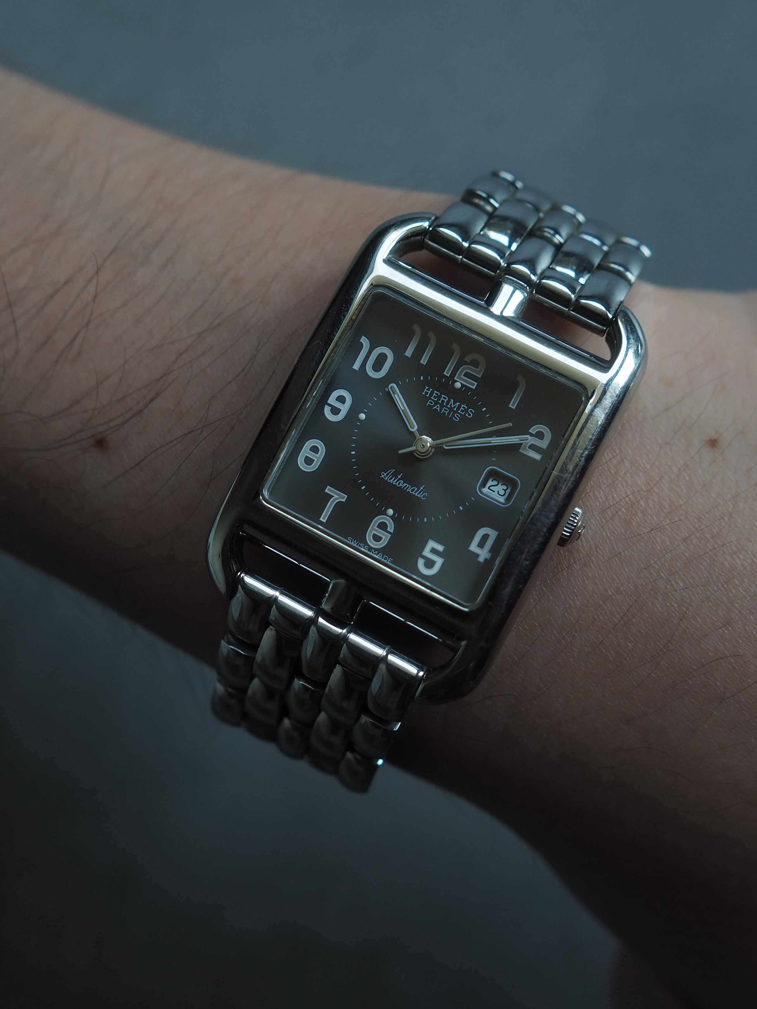 HERMES エルメス ケープコッド ステンレス ベルト マルジェラ期