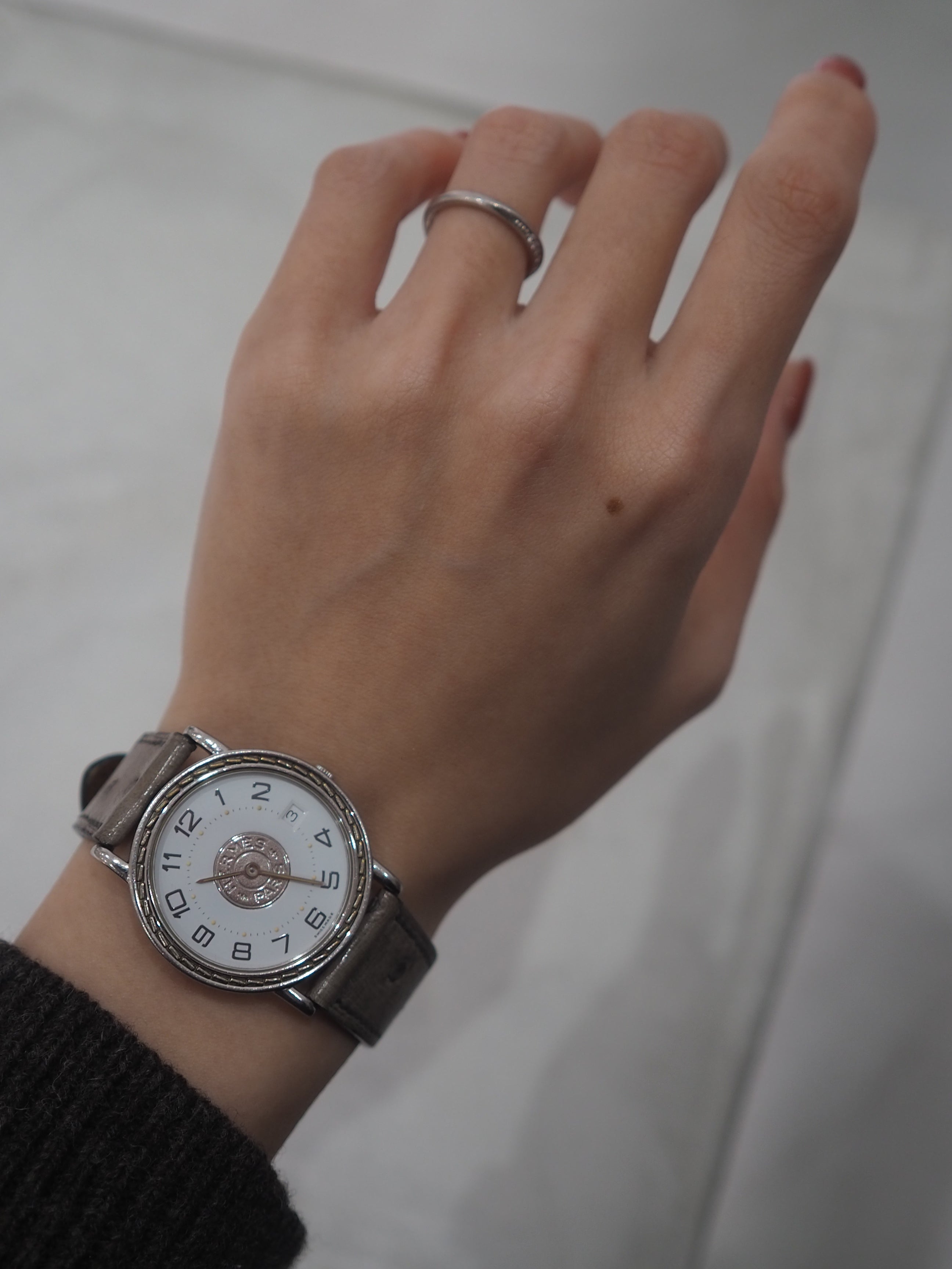 HERMES エルメス セリエ ウォッチ 腕時計 ユニセックス メンズ